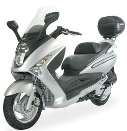 SYM GTS 125 silver