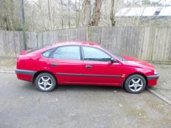 TOYOTA AVENSIS red