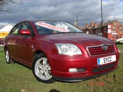 TOYOTA AVENSIS red