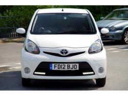 TOYOTA AYGO white