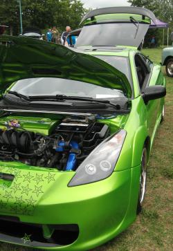 TOYOTA CELICA green