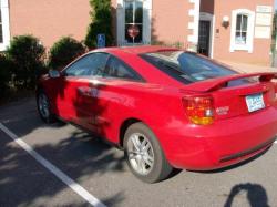 TOYOTA CELICA red