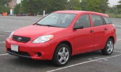 TOYOTA MATRIX red