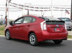 TOYOTA PRIUS HYBRID red