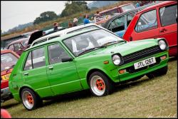 TOYOTA STARLET green