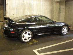 TOYOTA SUPRA black