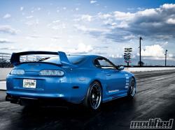 TOYOTA SUPRA blue