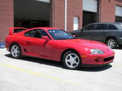 TOYOTA SUPRA red