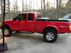 TOYOTA TACOMA red