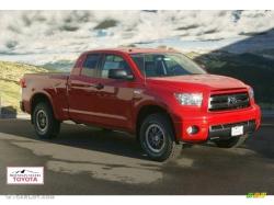 TOYOTA TRD TUNDRA red