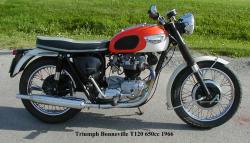 TRIUMPH BONNEVILLE 120 interior