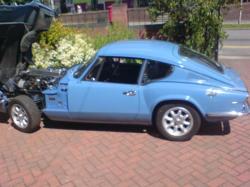 TRIUMPH GT6 blue