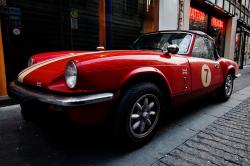 TRIUMPH SPITFIRE red