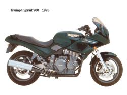 TRIUMPH SPRINT 900 green