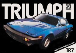 TRIUMPH TR7 blue