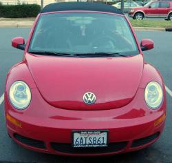 VOLKSWAGEN BEETLE red