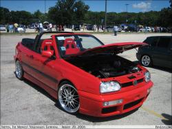 VOLKSWAGEN CABRIO red