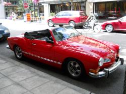 VOLKSWAGEN KARMANN CABRIOLET red