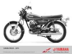 YAMAHA 125 RD green