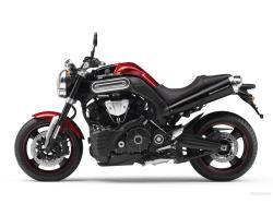 YAMAHA MT-01 red