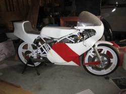 YAMAHA TZ 125 silver