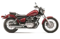 YAMAHA V STAR 250 white