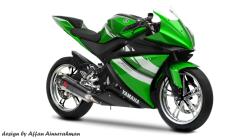 YAMAHA YZF-R125 green